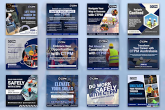 design social media posts, facebook posts and instagram post