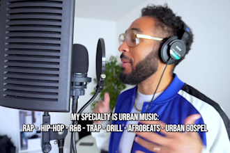 drop a gospel rap verse in french on your track