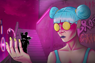 animate a 2d visualizer for a song