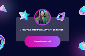 provide landing page and nft landing page and website design