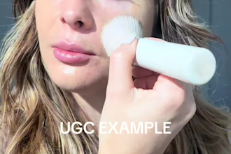 create ugc skincare videos, skincare product, ugc skincare video for your brand