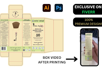 do amazon, cosmetic, product, candle, box, packaging, label design