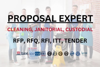 craft your janitorial and cleaning rfp, bid proposal