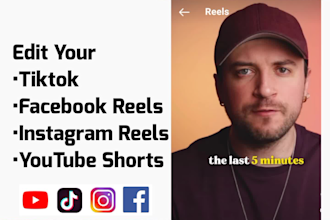 edit tiktok, facebook, ig and yt shorts with stunning captions