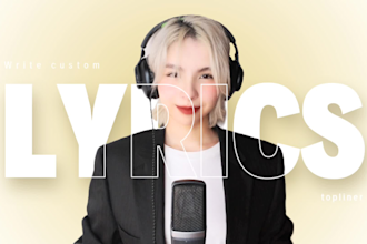 write and sing your song, female vocalist and songwriter