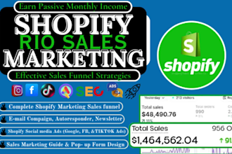 boost ROI shopify sales shopify dropshipping marketing sales funnel facebook ads