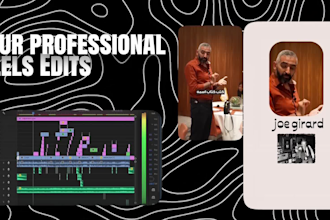 professionally edit your reel, short or tiktok video
