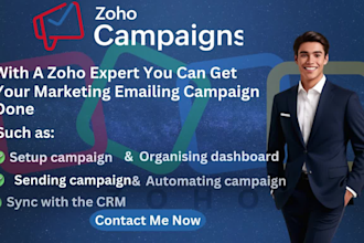 setup and automate your zoho campaigns integrate into zoho CRM