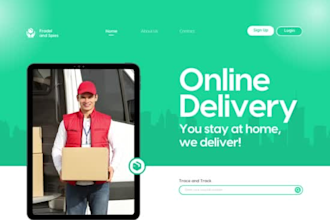 build a professional courier delivery website that will boost your business