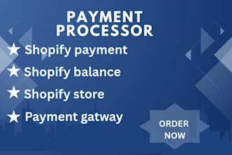 set up or fix shopify payments and payment gateways