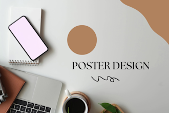 design eye catching poster for your business, event and promotions