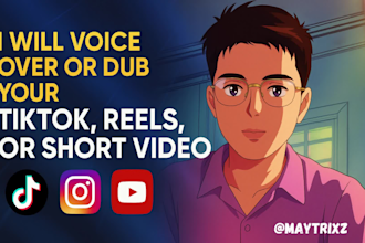 voice over or dub your tiktok, reels, or short video