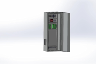 electrical panel 3d drawing using solidworks