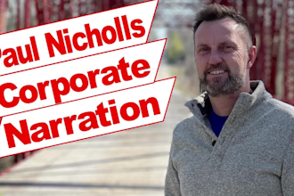 record a voice over for your corporate narration