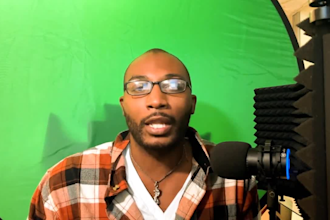 voice record a male deep voice over