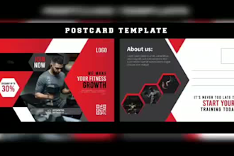 provide your custom postcard or direct mail eddm design in 24hrs