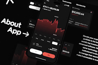 create UI UX crypto website, cryptocurrency meme website and crypto landing page