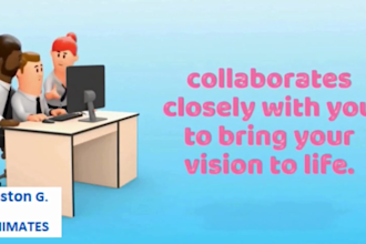 create 2d, 3d animated explainer video