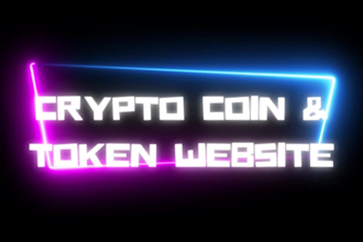 create crypto coin and token website design