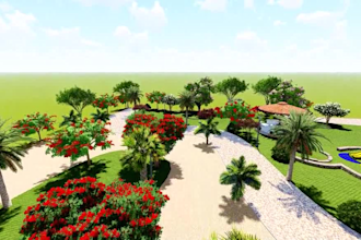 create 2d plans, 3d renders, and 3d animations for landscape projects