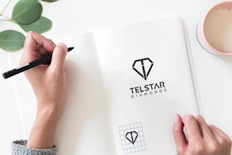 design unique minimal font text custom modern typography logo