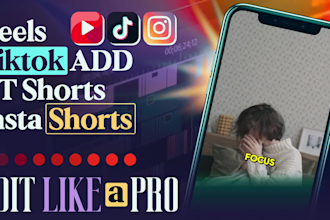edit your short reels tiktok add