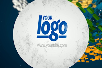 create a custom or template base logo animation