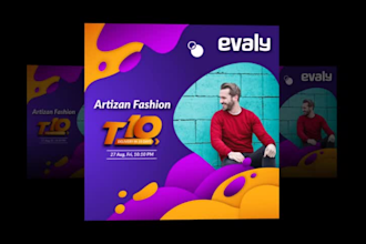 design social media post and marketing material