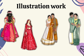design digital invitations, illustration and graphic design