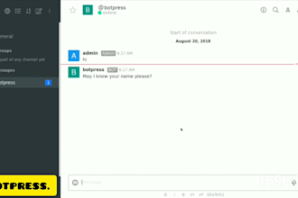develop a custom chatbot using botpress for your business