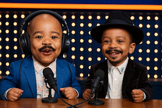 do ai podcast video, ai baby podcast ai baby talking podcast, funny baby podcast
