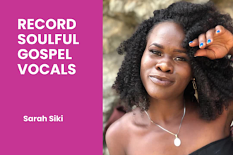 record soulful gospel vocals or create a layered gospel choir sound