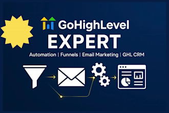 be your gohighlevel expert for gohighlevel automation funnel ghl email marketing