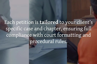 prepare bankruptcy petitions for individuals and attorneys