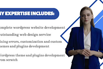 design responsive wordpress ecommerce website or store