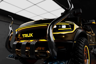 do 3d car animation, 3d animation, car animation, 3d modeling, product animation