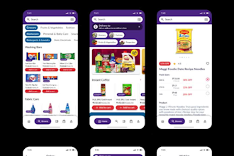 design user friendly ecommerce mobile app screens