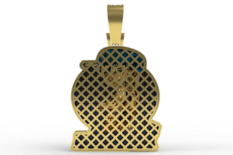 create a 3d cad model of any vintage ring design