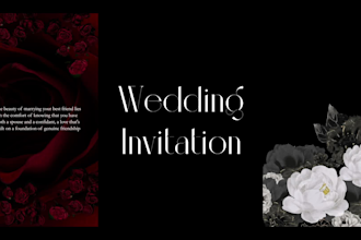 make stunning event invite videos for weddings, birthdays, baby showers and more