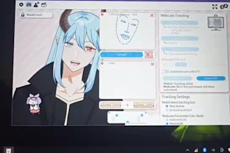 create animated live2d character ready to rig vtuber model for facerig in anime