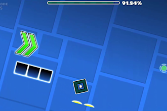 create a geometry dash layout for you