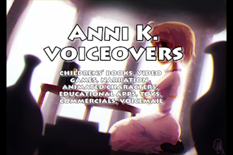 record an awesome american female voice over in english