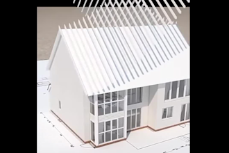 design a modern and traditional housing structure for you in 24 hours