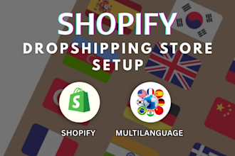 créer une boutique dropshipping shopify expert shopify site web shopify