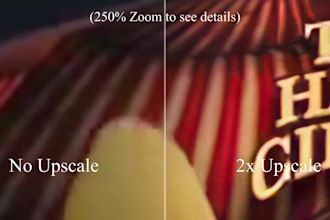 upscale any video you have