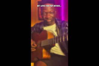 record clean acoustic guitar for your song