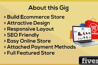 build an ecommerce website