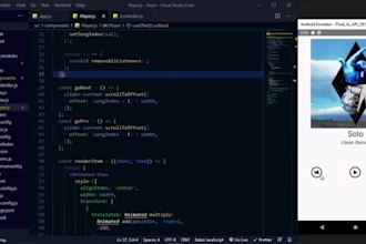 develop android IOS and web applications using react native