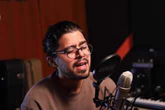 be a male singer for your musical project