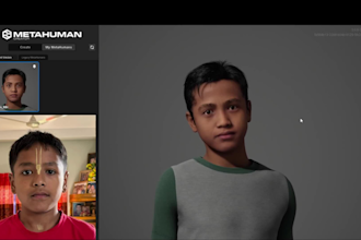 do metahuman character based on your references for unreal engine